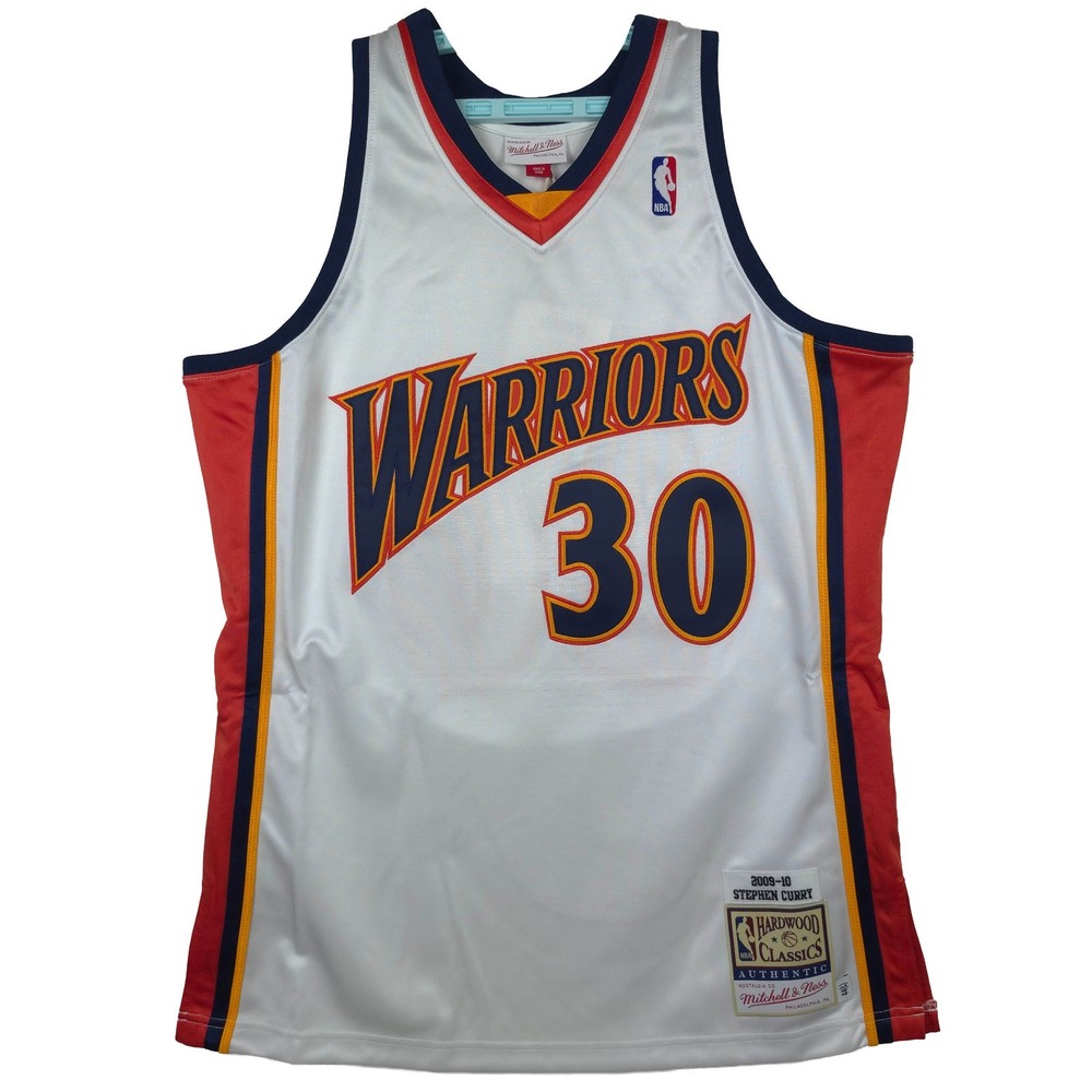 Authentic Steph Curry Golden State Warriors Mitchell & Ness NBA Large Jersey NWT